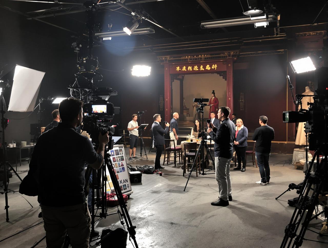 花都视频制作现场